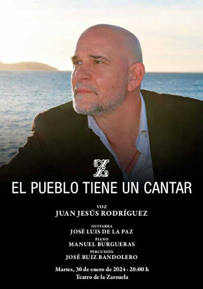 El barítono Juan Jesús Rodríguez mostrará su valor artístico más desconocido con «el pueblo tiene un cantar»