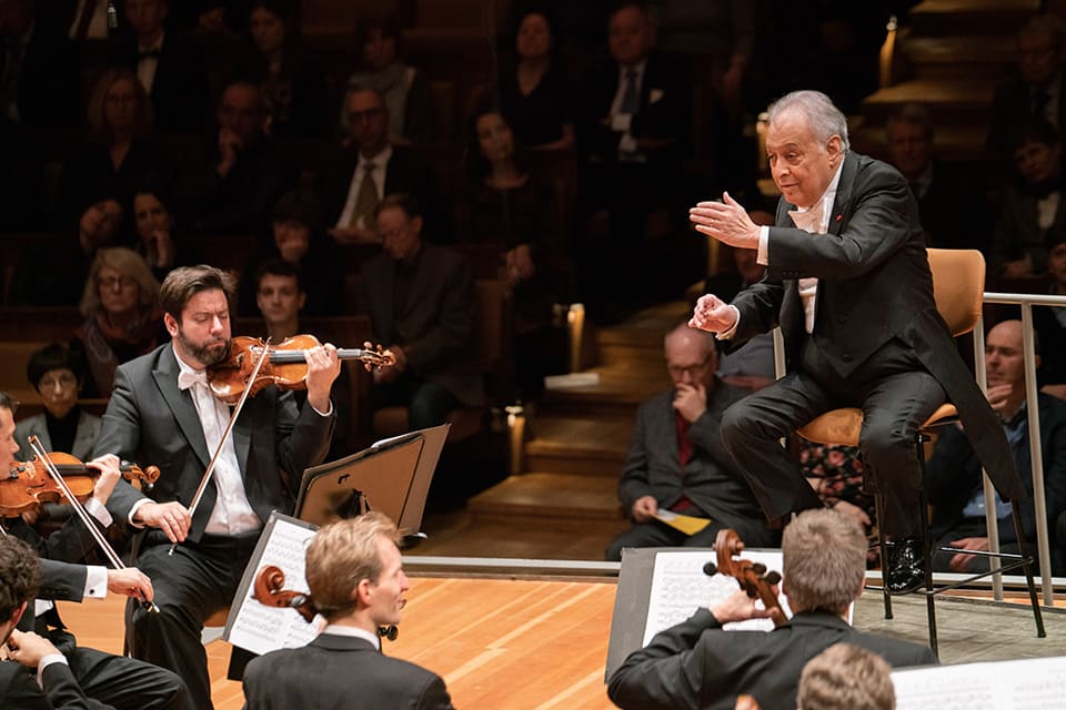 Zubin Mehta dirige a la  Münchner Philharmoniker en la Temporada de Grandes Conciertos del Auditorio de Zaragoza