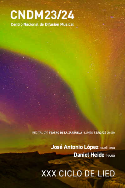 El barítono José Antonio López debuta en el ciclo de Lied del CNDM en el Teatro de la Zarzuela