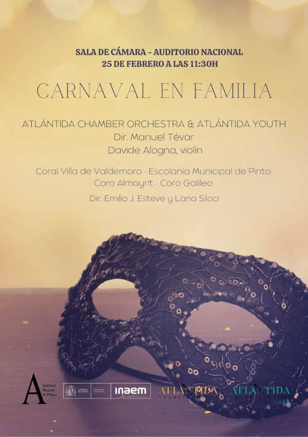 Atlántida Chamber Orchestra y su director titular Manuel Tévar presentan «Carnaval en Familia»