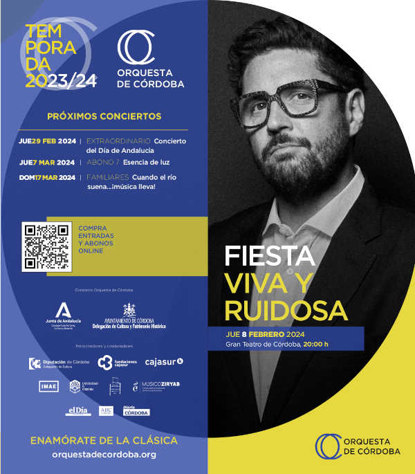 «Fiesta Viva y Ruidosa» con la Orquesta de Córdoba en el Gran Teatro