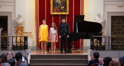Los jóvenes ganadores del 26 Premio Infantil de Piano Santa Cecilia – Premio Hazen actúan en la RABASF