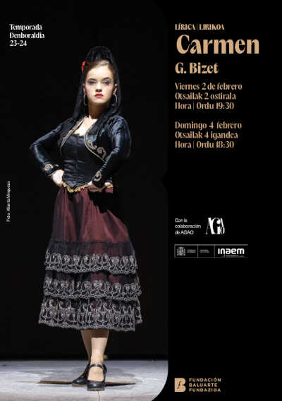 El telón de Baluarte se abre nuevamente el domingo 4 de febrero para otra función de «Carmen» de Bizet