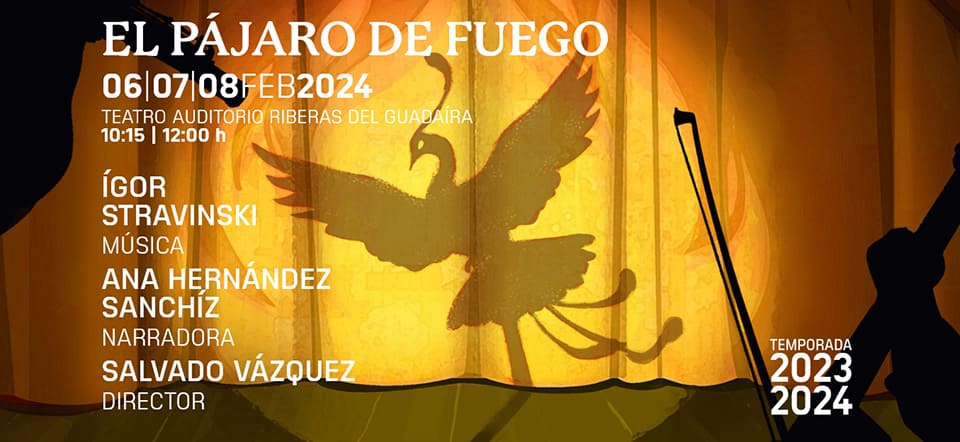 La ROSS finaliza su Ciclo de Conciertos para Escolares con «El pájaro de fuego» de Igor Stravinski