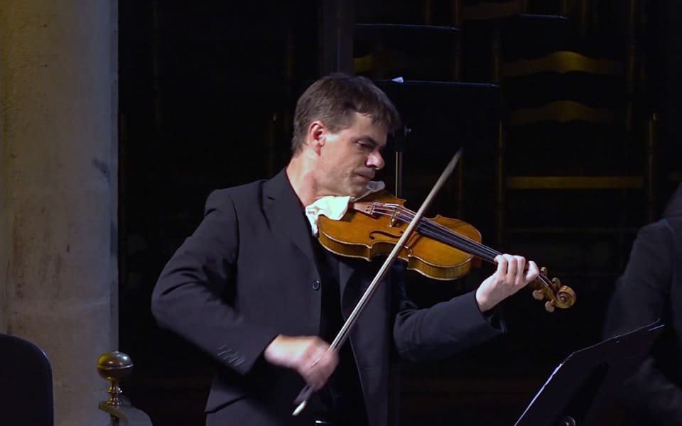El magistral violinista barroco Andoni Mercero pone el broche de oro al Festival de Música Religiosa de Canarias