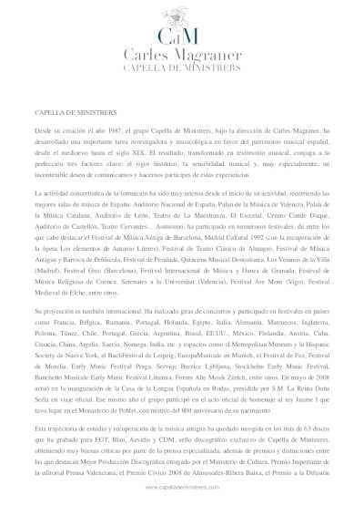 La Comunidad de Madrid invita a vivir una Semana Santa musical en San Lorenzo de El Escorial La Comunidad de Madrid invita a vivir una Semana Santa musical en San Lorenzo de El Escorial