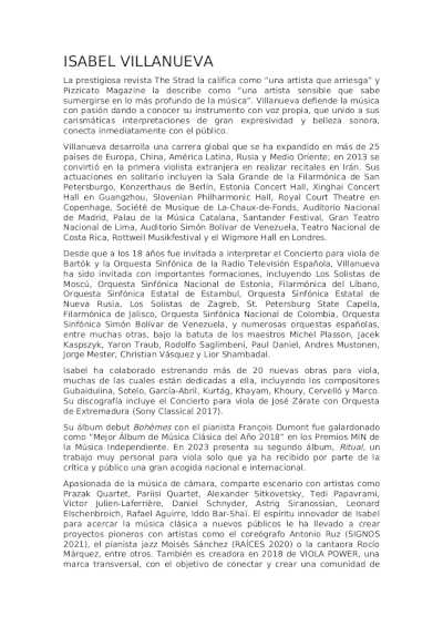 La violista Isabel Villanueva invita en Ritual a un viaje sonoro en Teatros del Canal desde la Edad Media al siglo XX