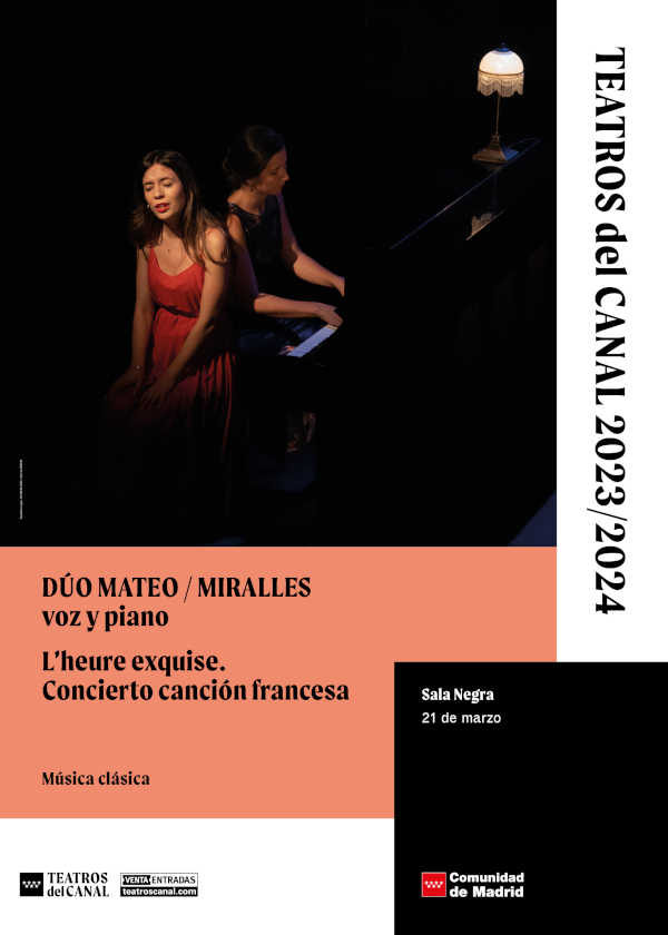 La soprano Carmen Mateo y la pianista Beatriz Miralles se pasean en Teatros del Canal por la exquisita canción francesa
