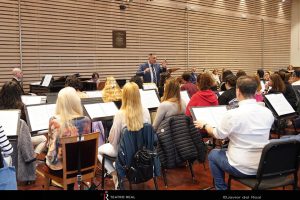 Ensayo abierto a los medios de comunicación en el Teatro Rea