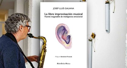 Josep Lluís Galiana asocia la libre improvisación musical y la inteligencia emocional en su último libro