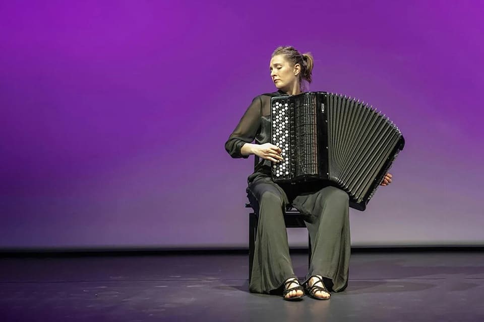 La acordeonista María Zubimendi de la Hoz clausura el ciclo km0 de Ibermúsica La acordeonista María Zubimendi de la Hoz clausura el ciclo km0 de Ibermúsica