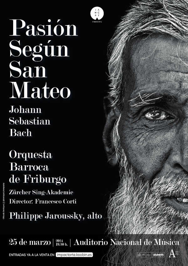 Philippe Jaroussky y la Orquesta Barroca de Friburgo regresan a España con la Pasión Según San Mateo de Bach