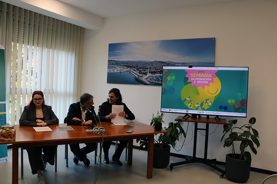 Comienza la «Semana da Producción e Xestión» del Conservatorio Superior de Música de Vigo