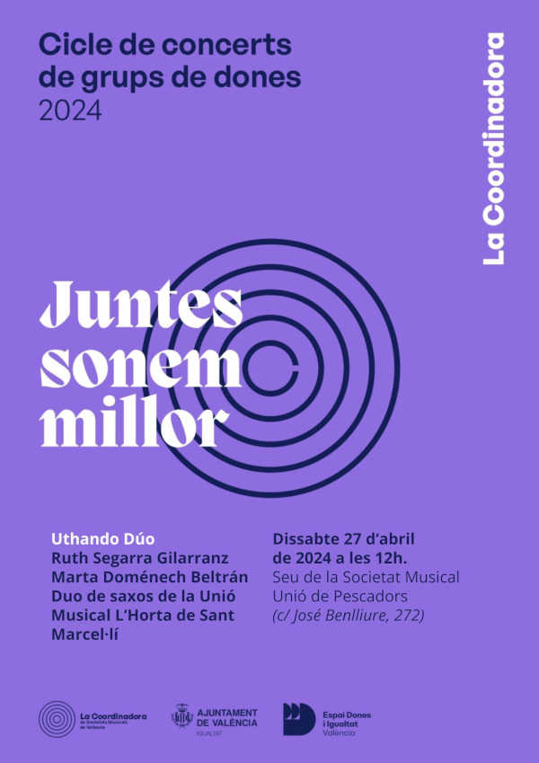 Cinco conciertos visibilizan la presencia de la mujer en los grupos de música de cámara