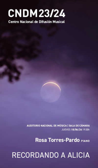 La pianista Rosa Torres-Pardo inaugura el nuevo ciclo del CNDM en homenaje a la icónica Alicia de Larrocha