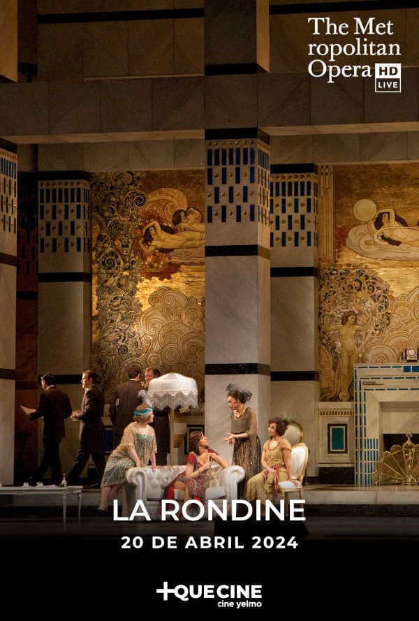 La Rondine, la agridulce historia de amor de Puccini, en exclusiva y en directo en Cine Yelmo desde el MET de Nueva York