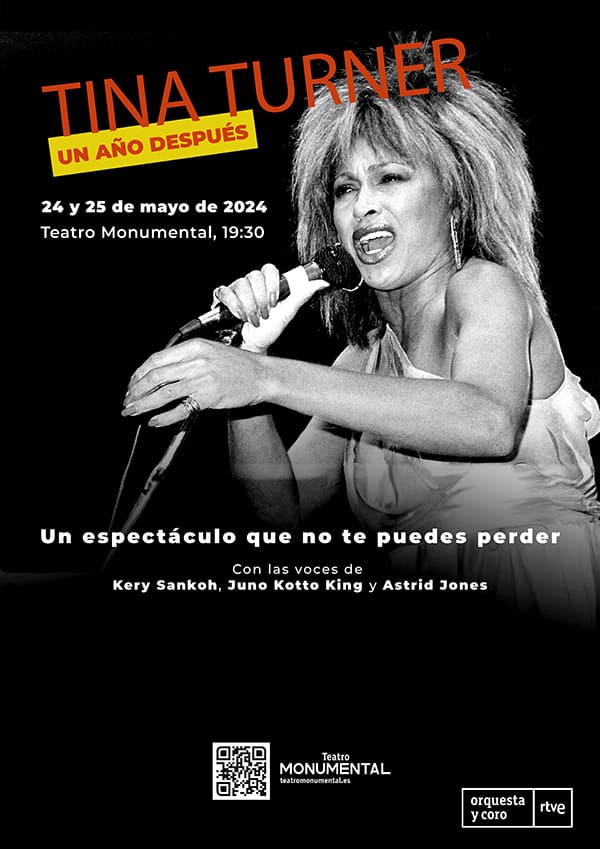 RTVE rinde homenaje a Tina Turner con dos conciertos únicos en Madrid un año después de su muerte