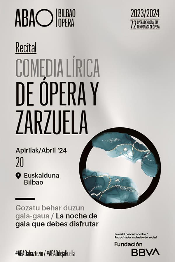 Juan Jesús Rodríguez y Graciela Moncloa protagonizan una Gala Lírica de Ópera y Zarzuela en ABAO Bilbao Opera Juan Jesús Rodríguez y Graciela Moncloa protagonizan una Gala Lírica de Ópera y Zarzuela en ABAO Bilbao Opera