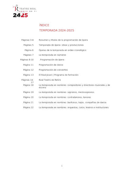 Se presenta la temporada 2024-2025 del Teatro Real con atractiva programación y deslumbrante plantel