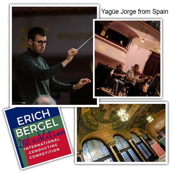 Jorge Yagüé ha sido galardonado con el 2º Premio en la Erich Bergel International Conduction Competition