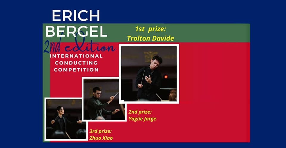 Jorge Yagüé ha sido galardonado con el 2º Premio en la Erich Bergel International Conduction Competition