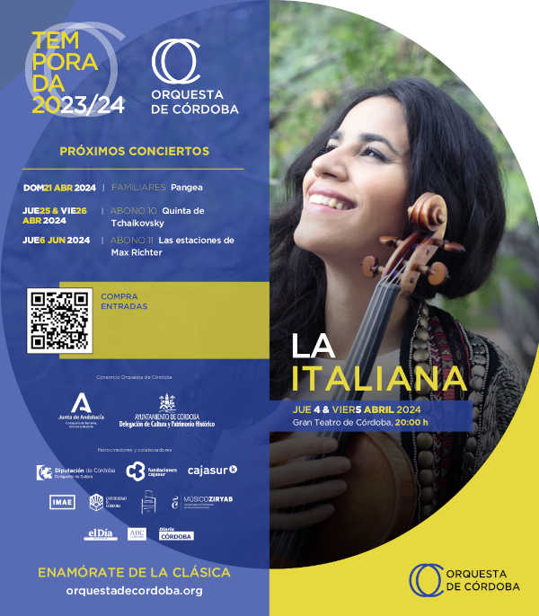 Lucas Macías dirige la Orquesta de Córdoba con Ana María Valderrama como solista invitada