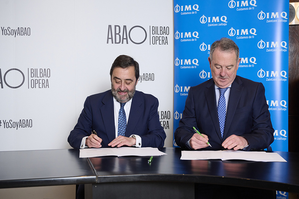 IMQ y ABAO Bilbao Opera renuevan su acuerdo de colaboracion para la Temporada 2024-2025