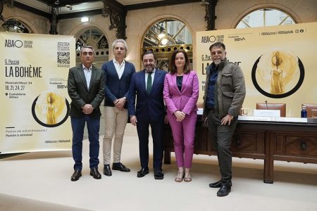 El sublime canto al amor de La Bohème, clausura la 72º Temporada de ABAO Bilbao Opera Rueda de prensa de presentación de La Bohème