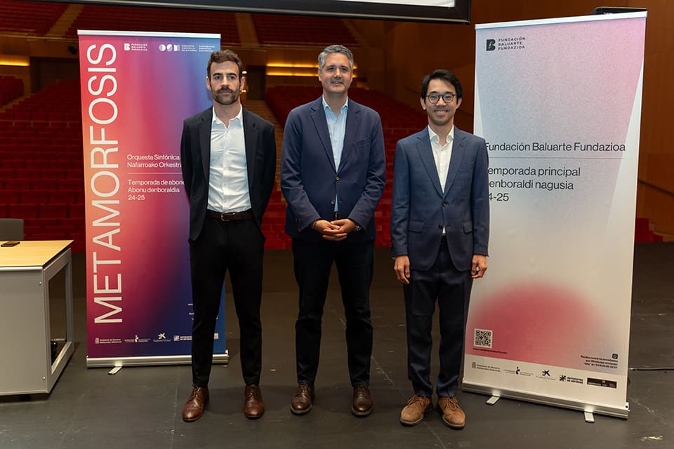 Fundación Baluarte presenta su Temporada 24-25 y la nueva de abono de la Orquesta Sinfónica de Navarra