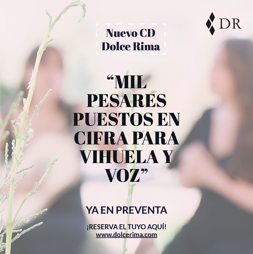 Dolce Rima presenta «Mil Pesares», su tercer álbum en el que vuelve a mostrar su esencia Dolce Rima presenta «Mil Pesares», su tercer álbum en el que vuelve a mostrar su esencia