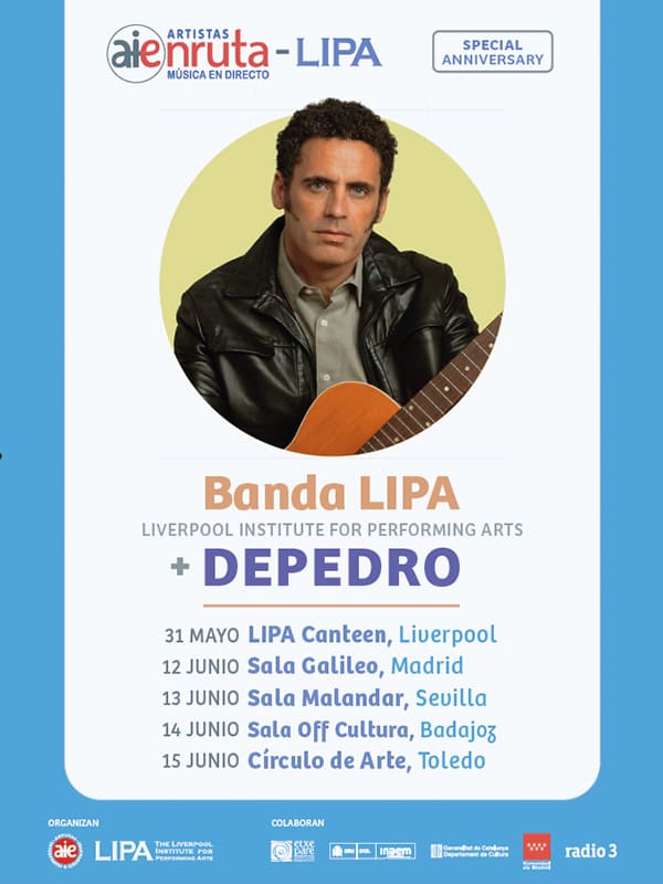 Alumnos de la Escuela LIPA + Depedro