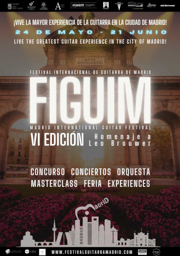 El VI Festival Internacional de Guitarra de Madrid reúne grandes maestros, intérpretes y numerosas actividades