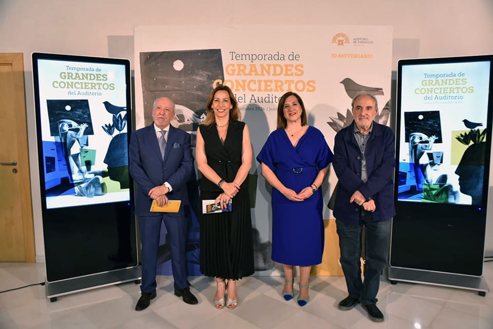 Natalia Chueca anuncia la temporada más ambiciosa de Grandes Conciertos en el Auditorio de Zaragoza en su 30º aniversario