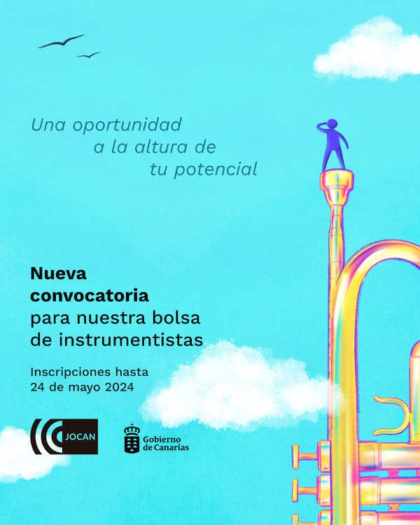 Nueva convocatoria de la JOCAN que abre sus puertas a directores en formación y a nuevos instrumentistas
