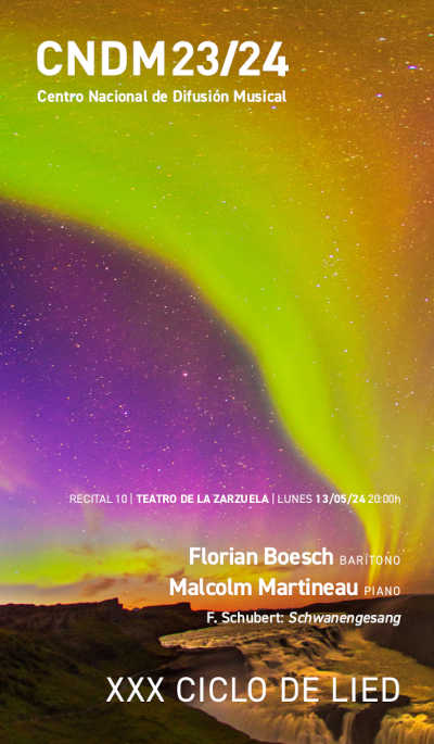 El barítono Florian Boesch interpreta «El canto del cisne» de Franz Schubert en el Teatro de la Zarzuela