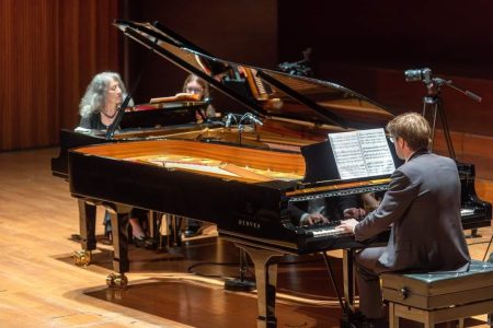 Marta Argerich y Pablo Galdo