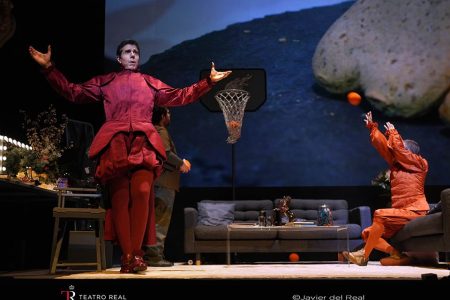 El Teatro Real estrena «Tenorio», la ópera de Tomás Marco en versión escénica Joan Martín-Royo (Tenorio), atrás: Pablo Puértolas (Madrigal), Juan Francisco Gatell (Don Luis)
