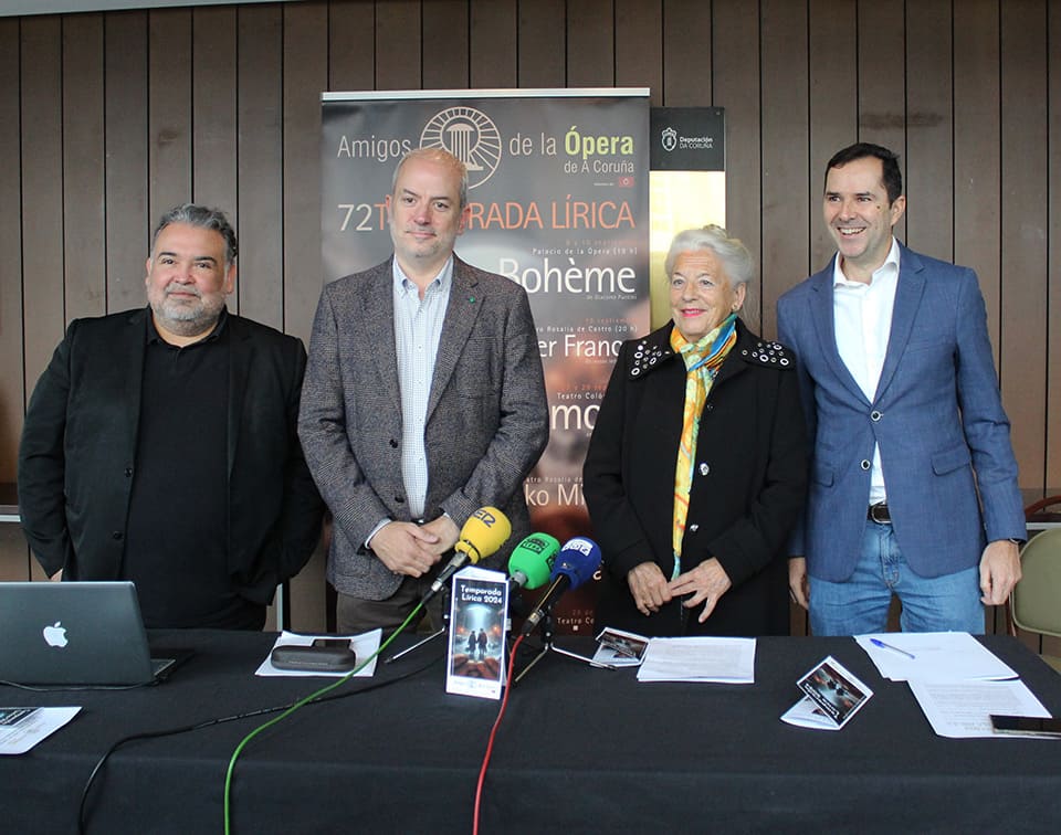 La Temporada Lírica 2024 de Amigos de la Ópera de A Coruña homenajea a Puccini con La Bohème