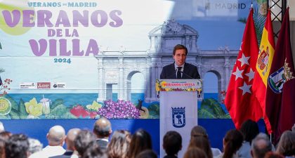 Almeida anima a “vivir los Veranos de la Villa” que cumplen 40 años “en plena forma y con el mismo entusiasmo”