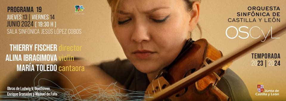 La Orquesta Sinfónica de Castilla y León concluye la temporada con Alina Ibragimova y María Toledo
