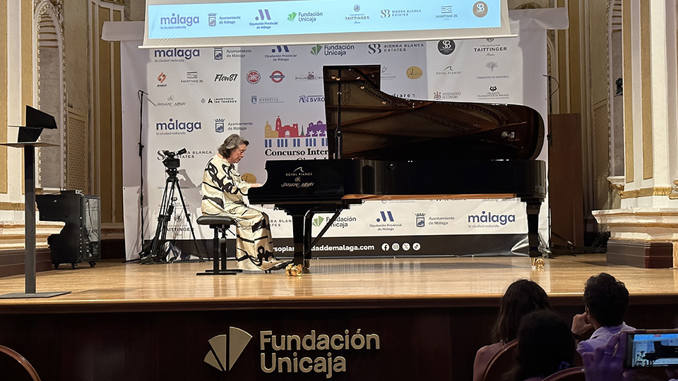 Elisabeth Leonskaja sobrecoge en la inauguración del Concurso Internacional de Piano Ciudad de Málaga
