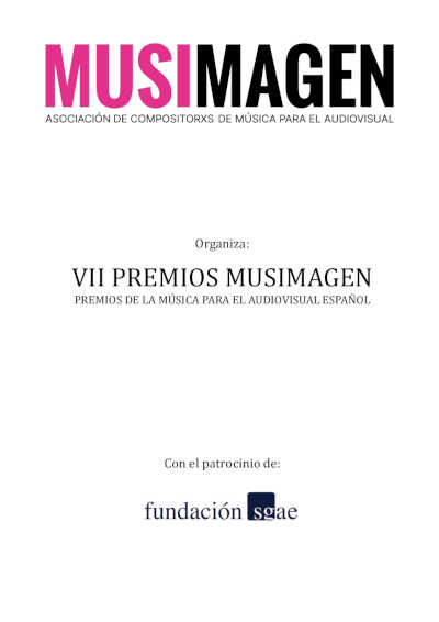 Convocados los VII Premios MUSIMAGEN 2024 – Premios de la Música para Audiovisual