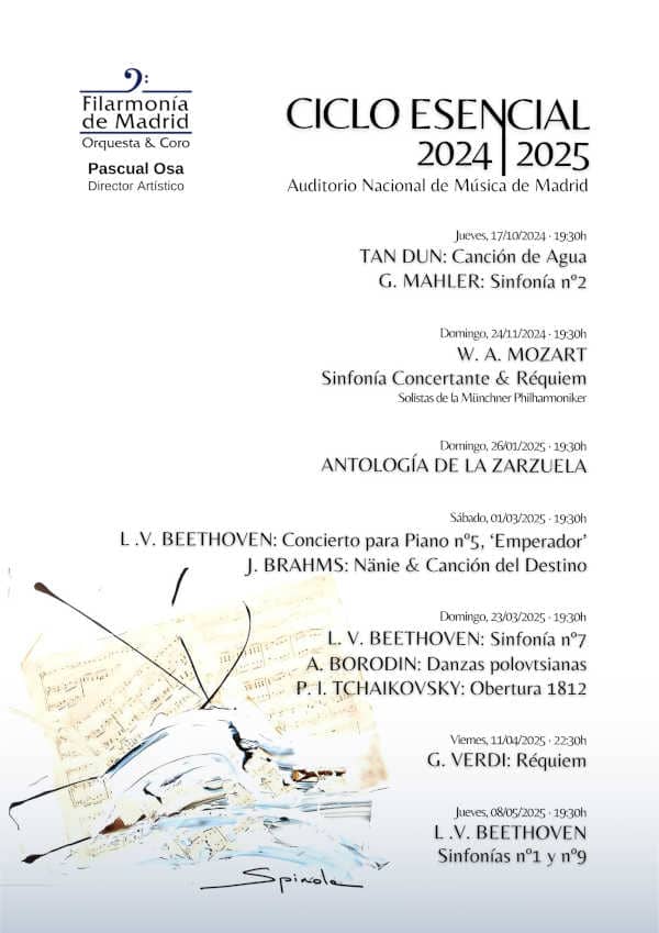 Presentada la nueva Temporada 2024-2025 de Filarmonía de Madrid