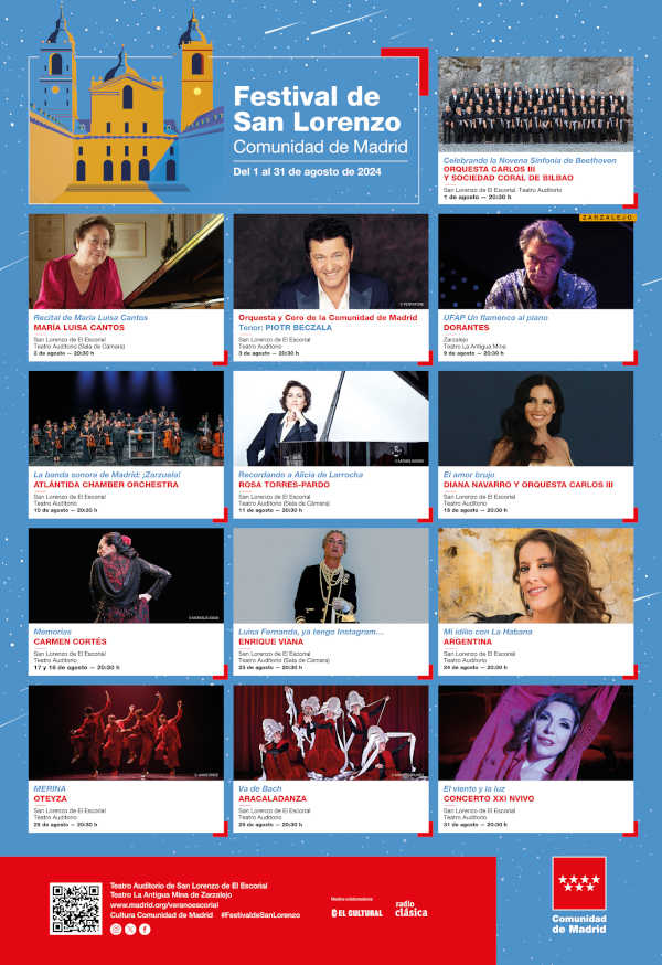 Un agosto de clásica, lírica, danza y flamenco en el Festival de San Lorenzo Un agosto de clásica, lírica, danza y flamenco en el Festival de San Lorenzo