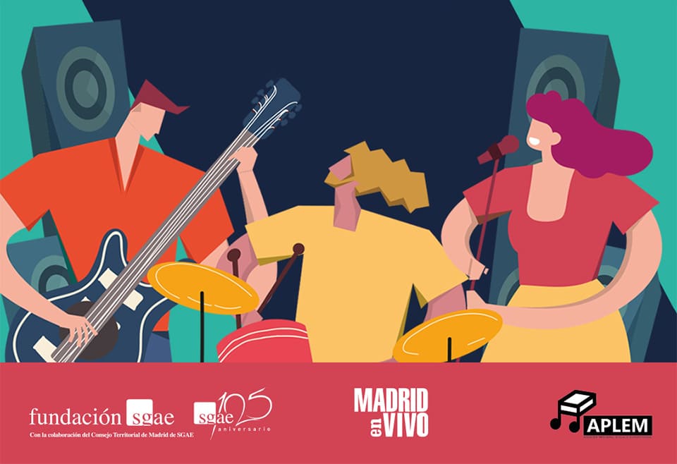 Madrid en Vivo, Fundación SGAE y APLEM convocan la primera edición de Madrid en Vivo-SGAE Lab