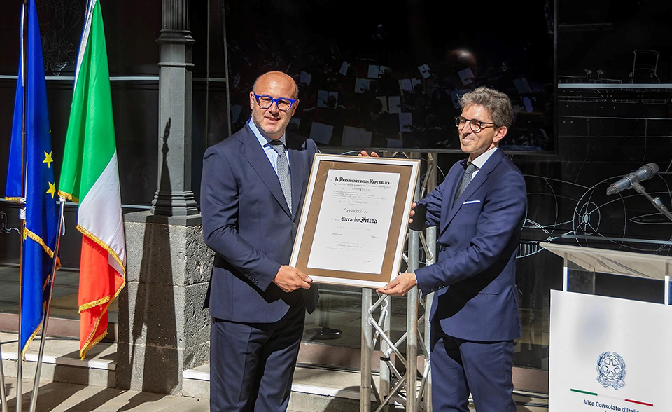 Riccardo Frizza, nombrado Caballero de la República por su contribución a la música italiana Riccardo Frizza, nombrado Caballero de la República por su contribución a la música italiana