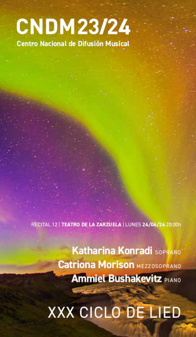 Un doble cartel con Katharina Konradi y Catriona Morison pone el broche de oro al XXX Ciclo de Lied