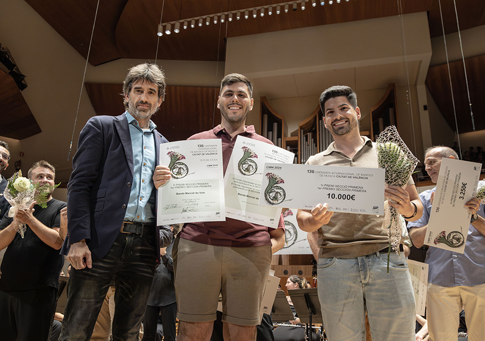 La Primera Sección del 136º CIBM «Ciudad de València» finaliza con el triunfo de la Banda Marcial do Vale de Protugal