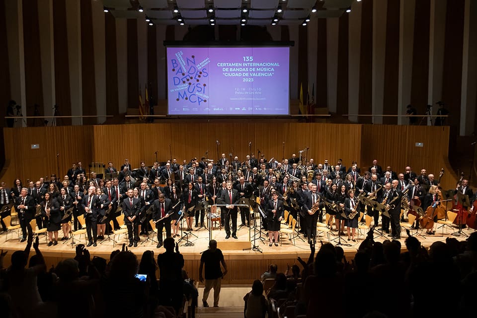 València reúne a más de 3.200 músicos y más de 40 bandas en el Certamen Internacional de Bandas de Música