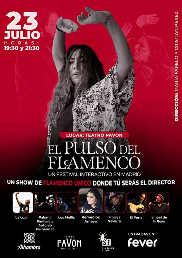 Remedios Amaya, Moisés Navarro, Paloma Fantova y La Lupi participan en el primer festival flamenco inmersivo del mundo Remedios Amaya, Moisés Navarro, Paloma Fantova y La Lupi participan en el primer festival flamenco inmersivo del mundo